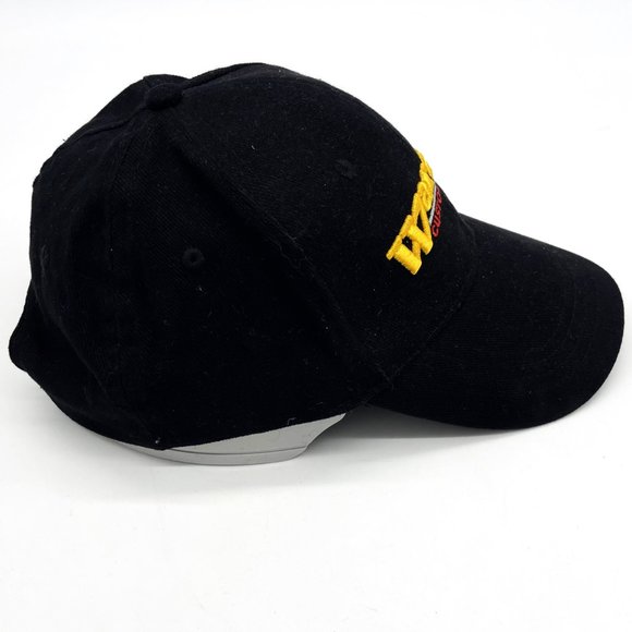 Warrior Custom Golf Mens Blue Corduroy Hook & Loop Adjustable Baseball Hat Cap - Picture 2 of 6